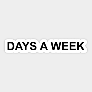 DAYS A WEEK SEVEN JUNGKOOK Sticker